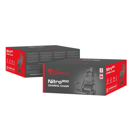 Fotel gamingowy NATEC Genesis Nitro 950 NFG-1366 (kolor czarny)-3053248