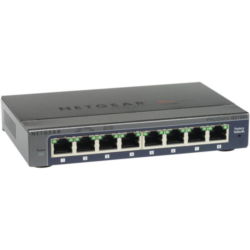 Switch NETGEAR GS108E-300PES (8x 10/100/1000Mbps)-3092669