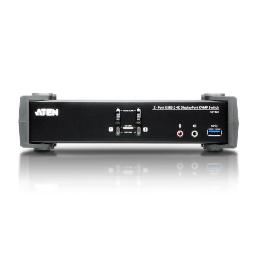ATEN PRZEŁĄCZNIK KVM CS1922-AT-G 2-PORTOWY USB 3.0 4K DISPLAYPORT-3094588