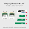 UNITEK OBUDOWA NA DYSK/KLONOWANIE 2XM.2, PCIE/NVME-3123254