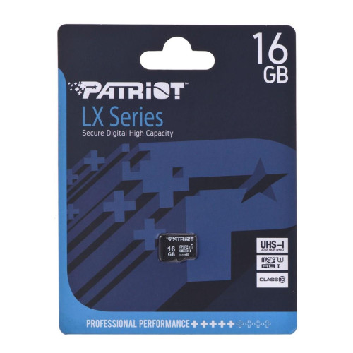 Patriot 16GB LX Series UHS-I microSDHC-3200599