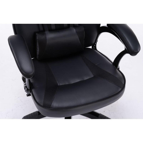 FOTEL OBROTOWY GAMINGOWY KRZESŁO DRIFT CZARNY-3222113