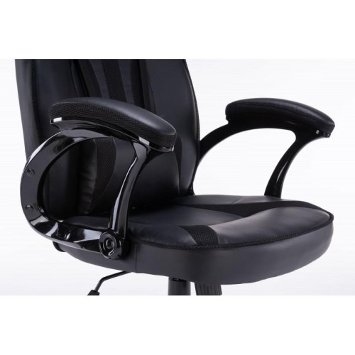 FOTEL OBROTOWY GAMINGOWY KRZESŁO DRIFT CZARNY-3222115