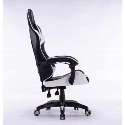 FOTEL OBROTOWY GAMINGOWY KRZESŁO REMUS BIAŁY-3231034