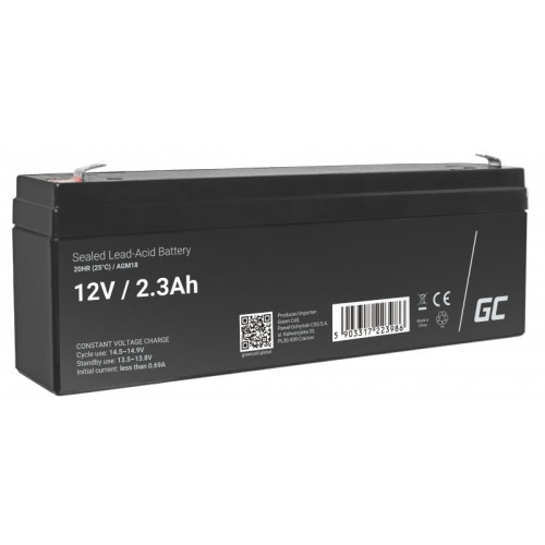 GREEN CELL AKUMULATOR ŻELOWY AGM18 12V 2,3AH-3302395