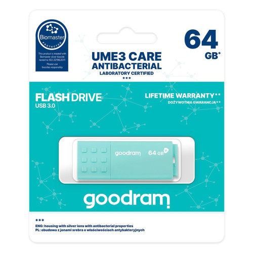 USB 3.0 GOODRAM 64GB UME3 CARE-3373632