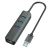 VAKOSS HUB USB 3.0 ETHERNET TC-4502X-3433560