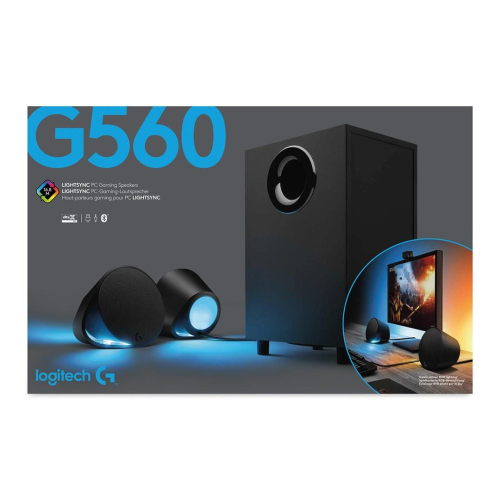Zestaw głośników komputerowe Logitech G560 980-001301 (2.1; kolor czarny)-3456604