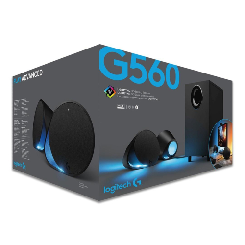 Zestaw głośników komputerowe Logitech G560 980-001301 (2.1; kolor czarny)-3456612