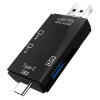 VAKOSS CZYTNIK KART 6W1 USB A/ MICRO USB/ USB C/ SD/ MICRO SD/ USB TC-R425X-3604649