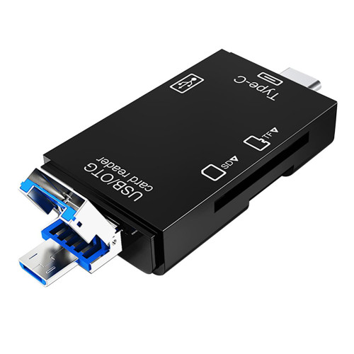 VAKOSS CZYTNIK KART 6W1 USB A/ MICRO USB/ USB C/ SD/ MICRO SD/ USB TC-R425X-3604647