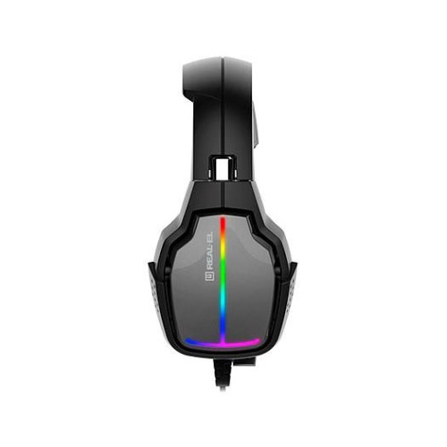 Słuchawki gamingowe REAL-EL GDX-7780 SURROUND 7.1 (black, RGB, z wbudowanym mikrofonem)-3705175
