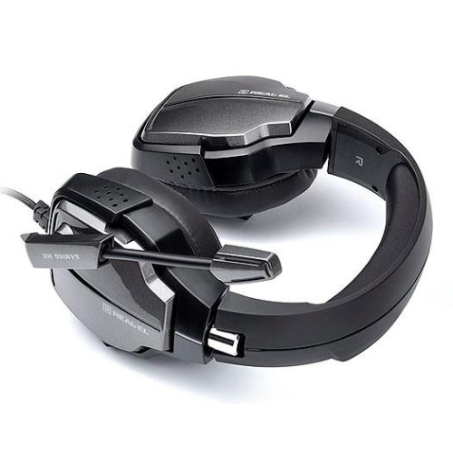 Słuchawki gamingowe REAL-EL GDX-7780 SURROUND 7.1 (black, RGB, z wbudowanym mikrofonem)-3705187