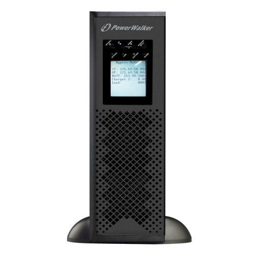 POWER WALKER UPS ON-LINE VFI 10K CPH 3/3 FAZY 10KVA, TERMINAL IN/OUT, USB/RS-232, EPO, LCD, BRAK AKU-3780033