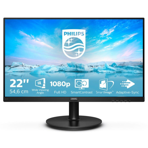 Monitor Philips 221V8A/00 (21,5"; VA; FullHD 1920x1080; HDMI, VGA; kolor czarny)-3854545