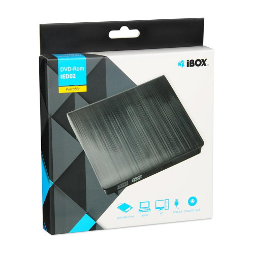 IBOX ZEWNĘTRZNY NAPĘD DVD IED02 USB 3.0-3867331