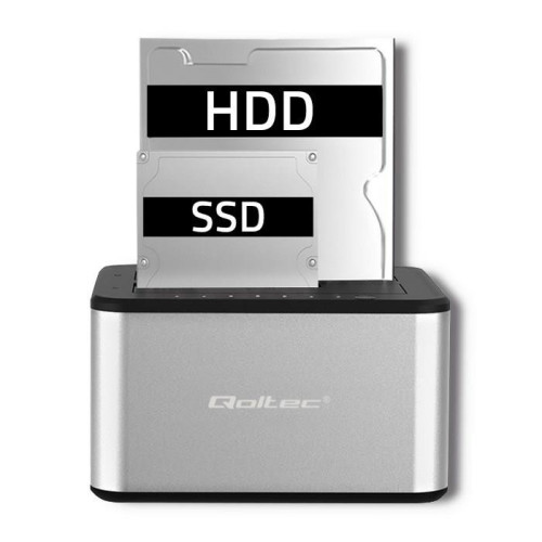 QOLTEC STACJA DOKUJĄCA DYSKÓW 2XHDD/SSD 2.5