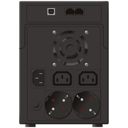 POWER WALKER UPS LINE-IN VI 2200 SH 2200VA, 2X SCHUKO+2X IEC C13, RJ11/45, USB-4146183