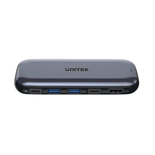 UNITEK HUB USB-C STORAGE M.2, HDMI, USB-C PD 100W,-4259458