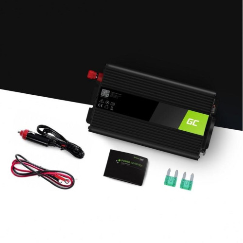 GREEN CELL PRZETWORNICA INV16 12V-230V 500W/1000W CZYSTA SINUSOIDA-4349205