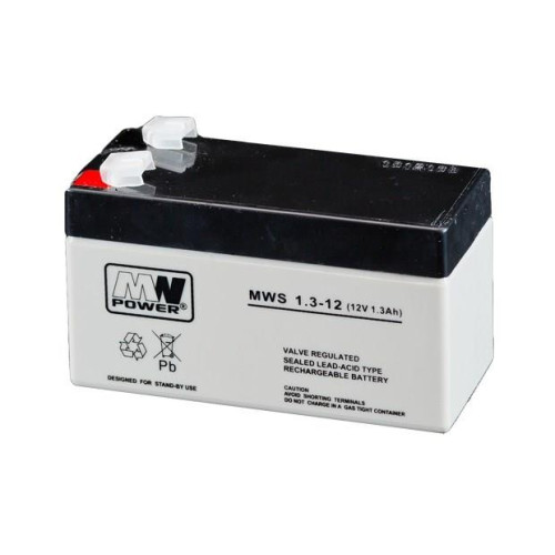 Akumulator MPL MWS 1.3-12 (AGM 12V/1,3Ah)-4372101