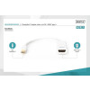 Kabel adapter Displayport 1080p 60Hz FHD Typ miniDP/HDMI A M/Ż biały 0,15m-4416217