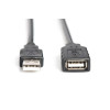 Kabel przedłużający USB 2.0 HighSpeed Typ USB A/USB A M/Ż aktywny, czarny 10m-4416252