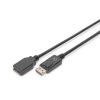 Kabel przedłużający DisplayPort 1.2 z zatrzaskiem 4K 60Hz UHD Typ DP/DP M/Ż czarny 2m-1042052