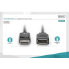 Kabel przedłużający DisplayPort 1.2 z zatrzaskiem 4K 60Hz UHD Typ DP/DP M/Ż czarny 2m-4417099