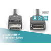Kabel przedłużający DisplayPort 1.2 z zatrzaskiem 4K 60Hz UHD Typ DP/DP M/Ż czarny 2m-4417101