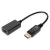 Kabel adapter Displayport z zatrzaskiem 1080p 60Hz FHD Typ DP/HDMI A M/Ż czarny 0,15m-4417115