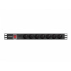 Listwa zasilająca Rack PDU 1U 7x PL 2m 10A czarna -4419569
