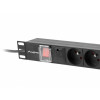 Listwa zasilająca Rack PDU 1U 7x PL 2m 10A czarna -4419570