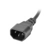 Listwa zasilająca Rack PDU 1U 4x PL + 4x IEC C13 2m 10A czarna -4419577