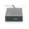 HUB/Koncentrator 4-portowy USB 3.0 SuperSpeed, aktywny, aluminium-4419682