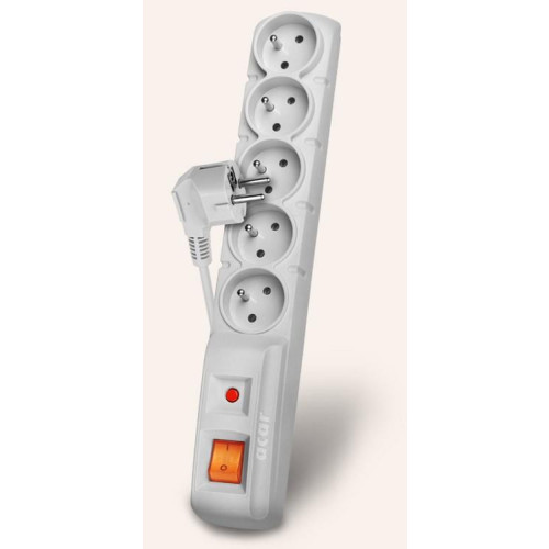 Listwa zasilająca F5 5M szara-4416081