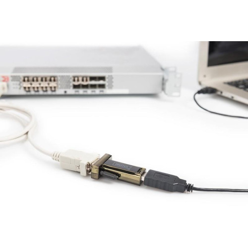 Konwerter/Adapter USB 2.0 do RS232 (DB9) z kablem USB A M/Ż 80cm-4416101