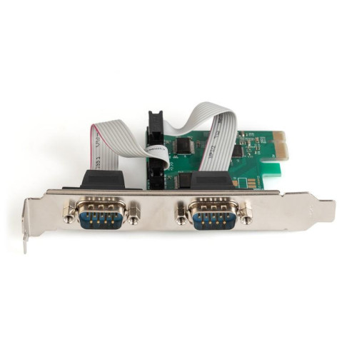 Karta rozszerzeń/Kontroler PCI Express RS232 Serial Port, 2xDB9, Chipset: ASIX99100-4416119
