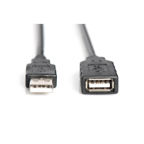 Kabel przedłużający USB 2.0 HighSpeed Typ USB A/USB A M/Ż aktywny, czarny 10m-4416252
