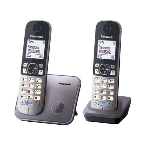 Telefon KX-TG6812 Dect/Grey-4416400