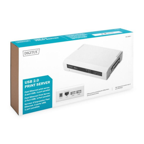 Serwer wydruku 10/100Mbps 2xUSB2.0 + 1xLPT-4416733