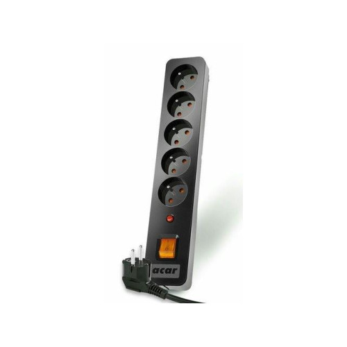 Listwa przeciwprzepięciowa ACAR X5 3m czarna-4416794