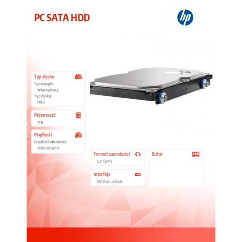 1TB 7200rpm SATA 6Gbps Hard Drive QK555AA-4416808