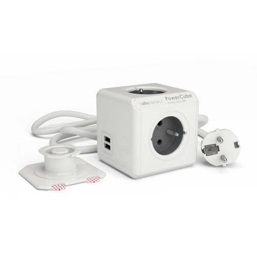 Listwa zasilająca PowerCube Extended USB 3m 2404/FREUPC Szara-4416836