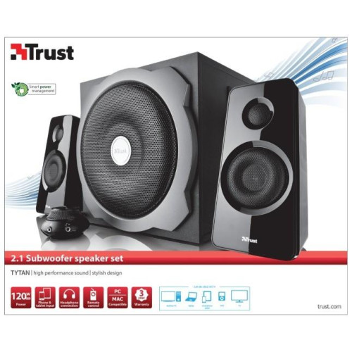Zestaw głośników 2.1 z subwooferem Tytan-4417008