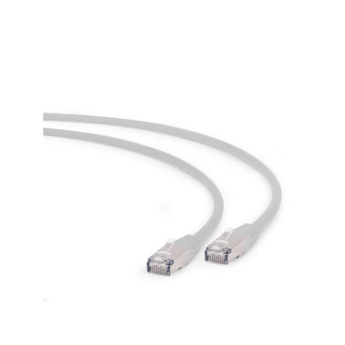 Patch cord S/FTP Kat6A LSHZ 0.5m szary -4418257