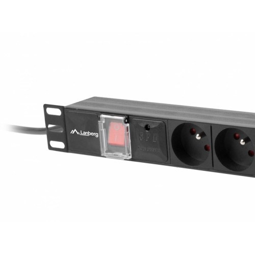 Listwa zasilająca Rack PDU 1U 7x PL 2m 10A czarna -4419570