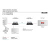 Przedłużacz/Extender HDMI do 50m po skrętce Cat.6/7 UTP, 1080p 60Hz FHD, HDCP 1.2, IR, audio (zestaw)-4420090