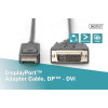 Kabel DisplayPort z zatrzaskiem 1080p 60Hz FHD Typ DP/DVI-D (24+1) M/M 2m-4420792