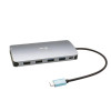USB-C Metal Nano Stacja Dokująca 3x Display 2x DP 1x HDMI LAN Power Delivery 100 W-4423571